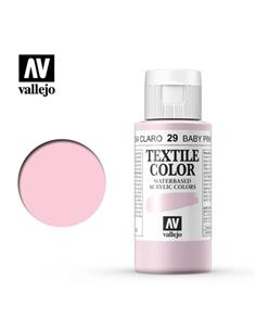 Pintura tela textile rosa CLARO(29) 60 ml.
