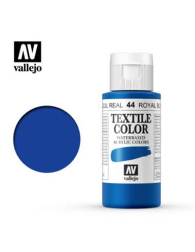 Pintura tela textile azul cobalto (44) 60 ml.