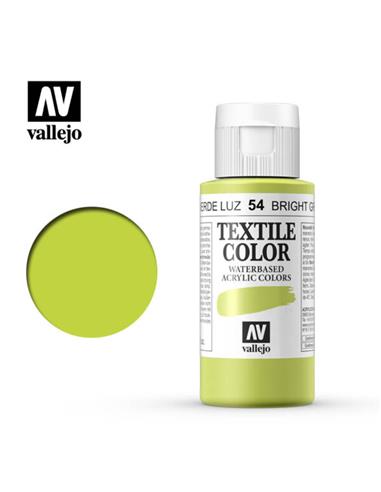 Pintura tela textile verde luz (54) 60 ml