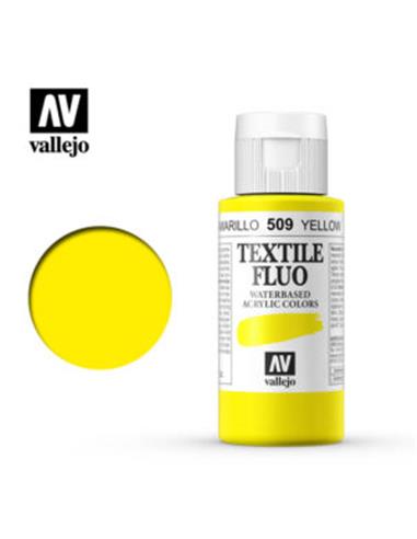 Pintura tela textile fluo amarillo 35 ml
