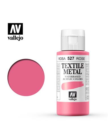 Pintura tela textile metal rosa 35 ml.