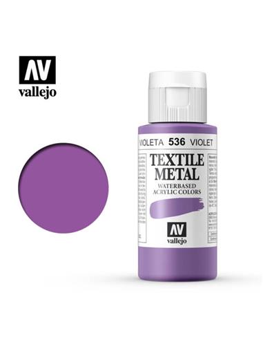 Pintura tela textile metal violeta 35 ml.