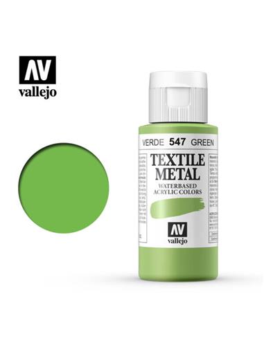Pintura tela textile metal viridiano 35 ml.