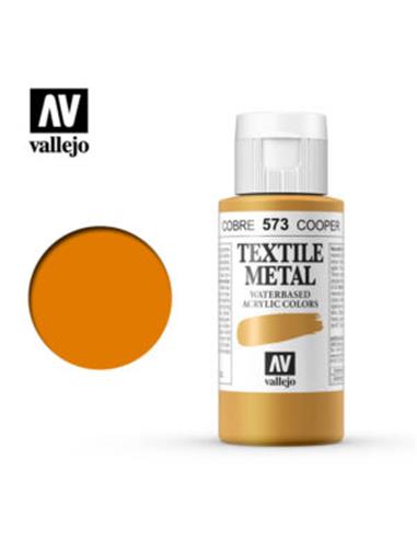 Pintura tela textile metal cobre 35 ml.