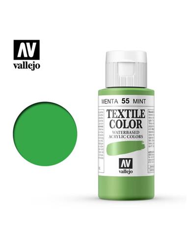 Pintura tela textile menta op (55) 200 ml