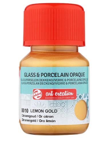 Vidrio & Porcelana Opaco Frasco 30 ml ORO LIMON