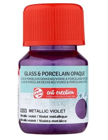 Vidrio & Porcelana Opaco Frasco 30 ml. VIOLETA METALICO