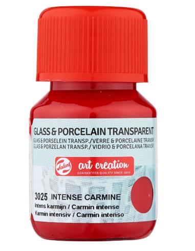 Vidrio & Porcelano Transparente Frasco  30 ml. CARMIN INT