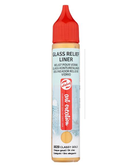 Delineador relieve vidrio 28 ml ORO ELEGANTE