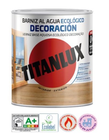 Barniz eco DECO. tx SAT. nogal 1003 - 250 ml.
