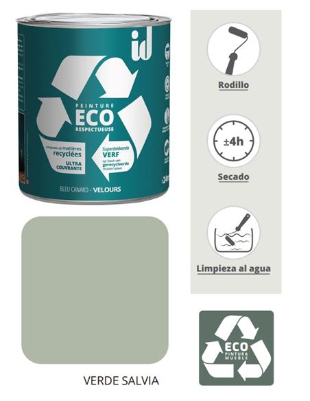 PINTURA ECO MUEBLES 500 ML VERDE SALVIA ESPTIT