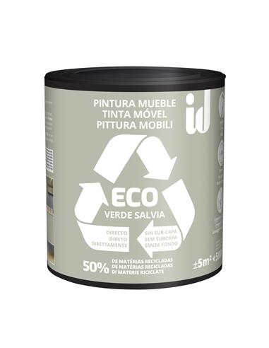 PINTURA ECO MUEBLES 500 ML VERDE SALVIA ESPTIT