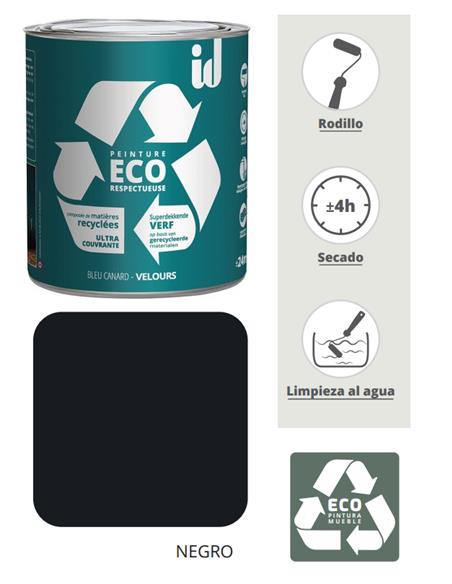 PINTURA ECO MUEBLES 500 ML NEGRO ESPTIT