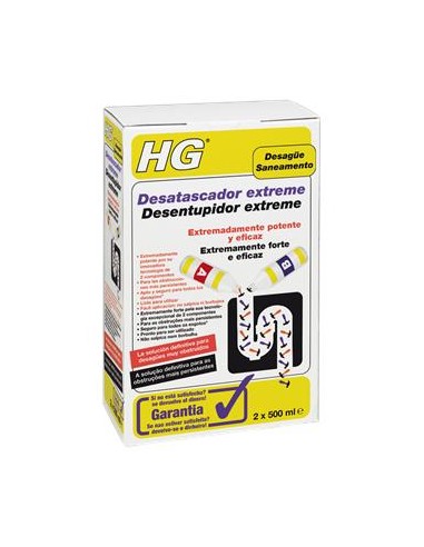 Desatascador extreme 2x500 ml. hg