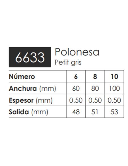 POLONESA PETIT GRIS CARRADO Nº6