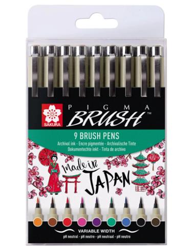 PIGMA BRUSH ESTUCHE 9 - UD