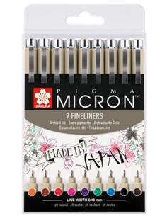 PIGMA MICRON 05 ESTUCHE 9 - UD
