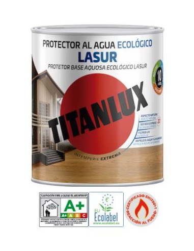 Protector eco lasur mate 3800 incoloro 750 ml.