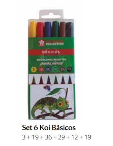 SET KOI BASICOS ESTUCHE 6