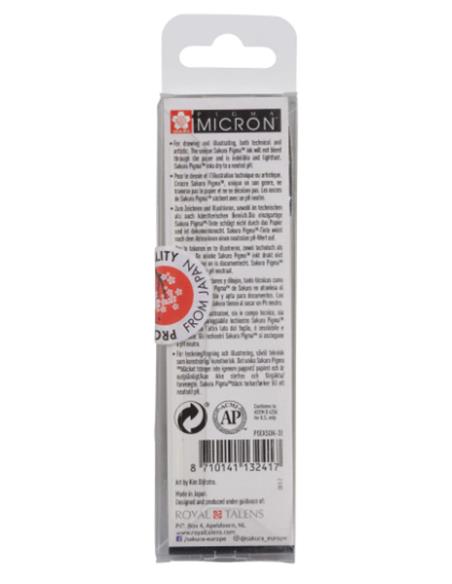 PIGMA MICRON NEGRO ESTUCHE 3 - UD