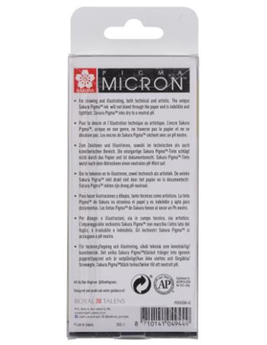 PIGMA MICRON NEGRO ESTUCHE 6 - UD