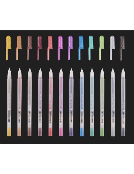 SET ROTULADORES METALLIC 12 UD GELLY ROLL