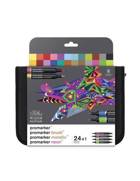 W&N SURTIDO MARKER SET 24 PZ