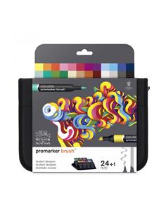 W&N PROMARKER BRUSH SET ESTUDIANTE 24 PZ