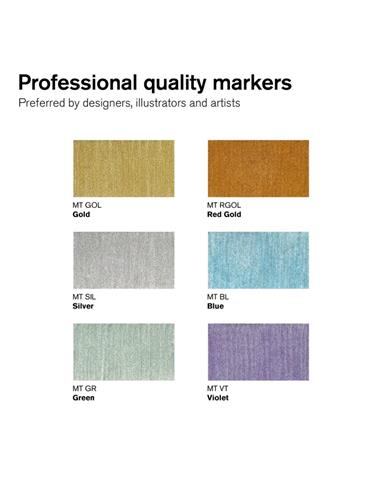 W&N PROMARKER METALLICMARKER 6 PZ