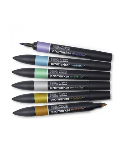 W&N PROMARKER METALLICMARKER 6 PZ