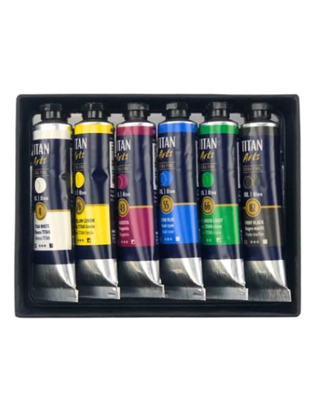 SET OLEO TITAN EXTRA FINO 6 TB DE 20 ml.