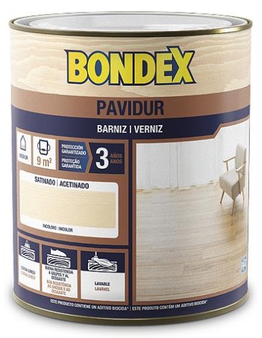 Bondex pavidur satinado incoloro 4 lt .