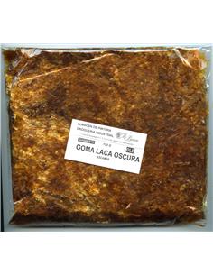Goma laca escamas oscura - 1 Kg.