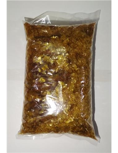 Goma laca rubia platino  descerada 1 kilo