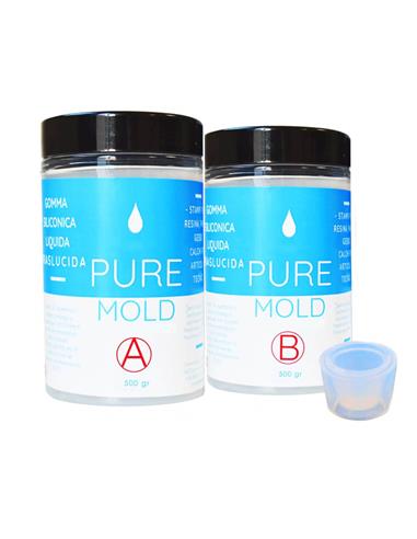 Goma de silicona pure mold 1000 gr (500+500)
