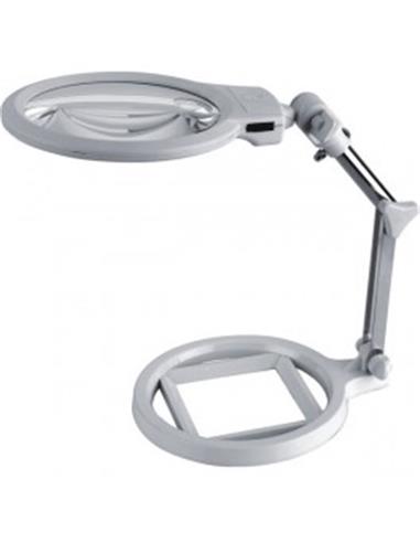 Lupa plegable con led