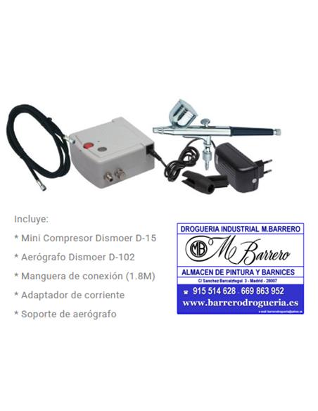 JUEGO AEROGAFICO DISMOER COMPRESOR D-15