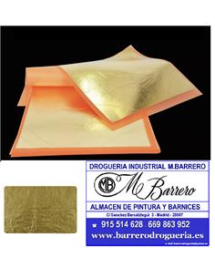 PAN DE ORO IMITACION 14x14 LIBRO DE 25 HOJAS