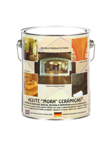 Aceite sintetico ceramica mora mate 4 Lt.