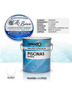 PINTURA PISCINAS CLOROCAUCHO BLANCO 4 LT