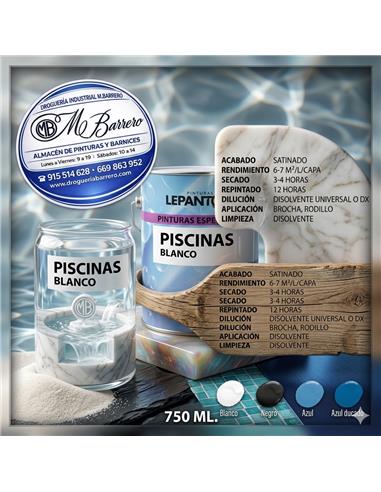 PINTURA PISCINAS CLOROCAUCHO BLANCO 750 ml.