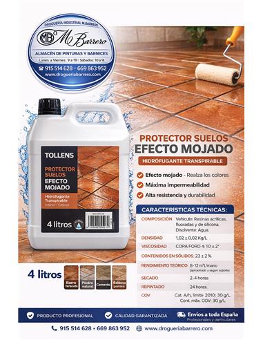 PROTECTOR SUELOS EFECTO MOJADO 4 LT. TOLLENS