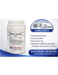 ACIDO CITRICO MONOHIDRATO GRANULAR 1 Kg.