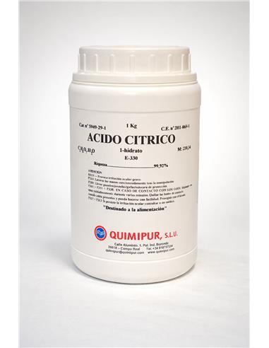 ACIDO CITRICO MONOHIDRATO GRANULAR 1 Kg.