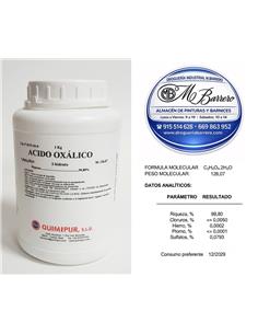 ACIDO OXALICO 99% ARENILLA 1 Kg.