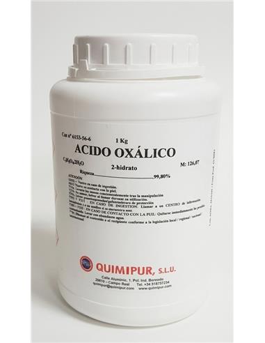 ACIDO OXALICO 99% ARENILLA 1 Kg.