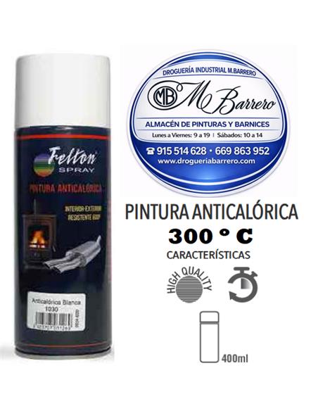 SPRAY PINTURA ANTICALORICA BLANCA 400 ml. (300º)