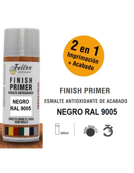 SPRAY FINISH PRIMER NEGRO RAL 9005 - 400 ml.