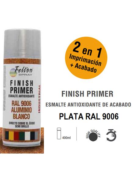 SPRAY FINISH PRIMER PLATA RAL 9006 - 400 ml.