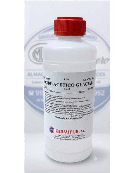 ACIDO ACETICO GLACIAL 99% 1 LT ALIMENTICIO